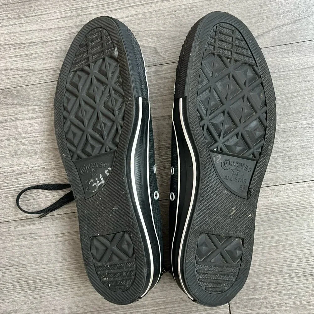 Limited Edition Bee Movie Converse Low Tops Exclusive Black & Yellow M8.5/W10.5 - Picture 6 of 7